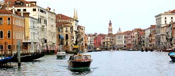 Venice, Grand Canal on a private motorboat